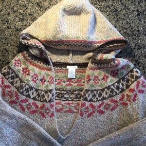Maurices Knit Pullover Sweater Hoodie